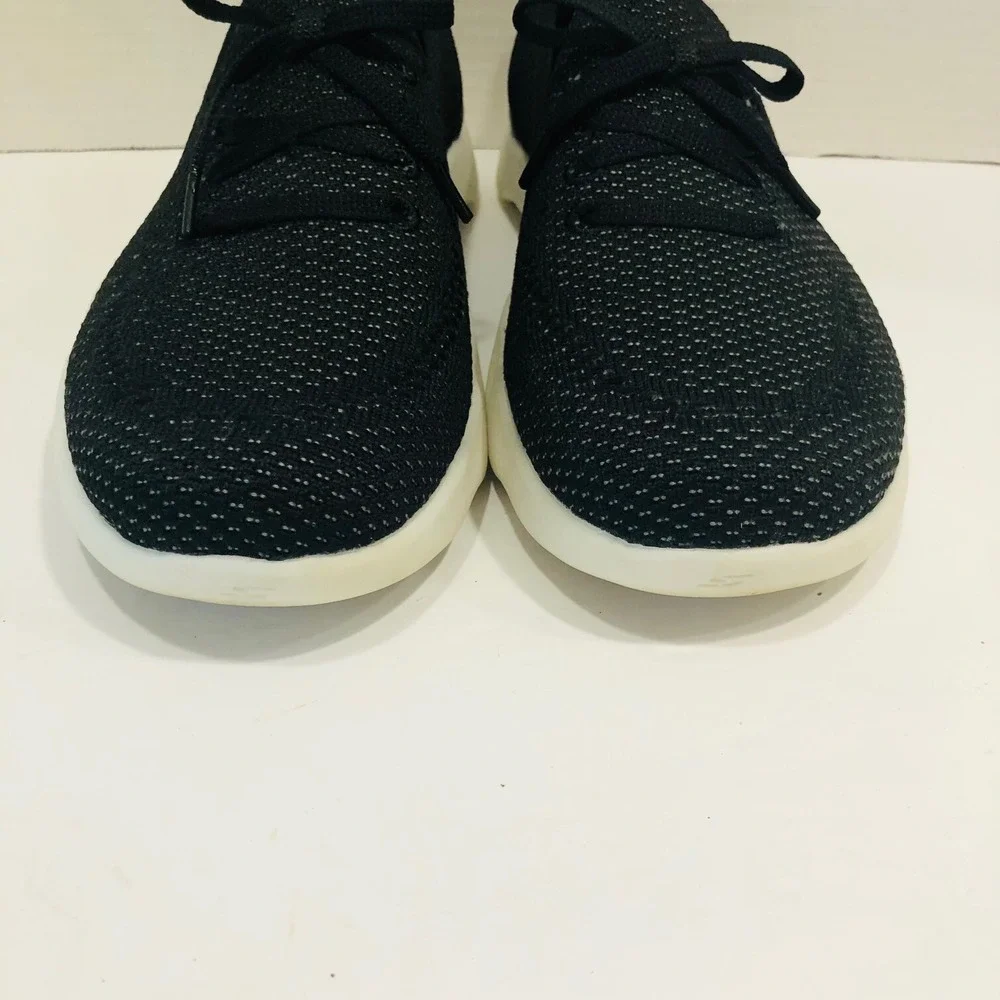 Skechers‎ Womens 9.5 Sneaker Shoes  Massage Fit Lite Black Mesh Lightweight